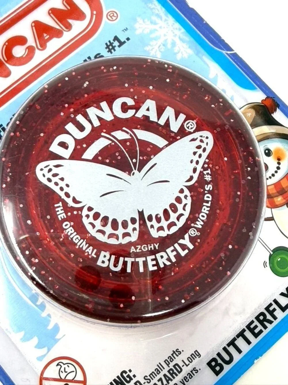 Duncan Butterfly Yo-Yo Holiday Blue Or Red Authentic Exclusive Target Nostalgic